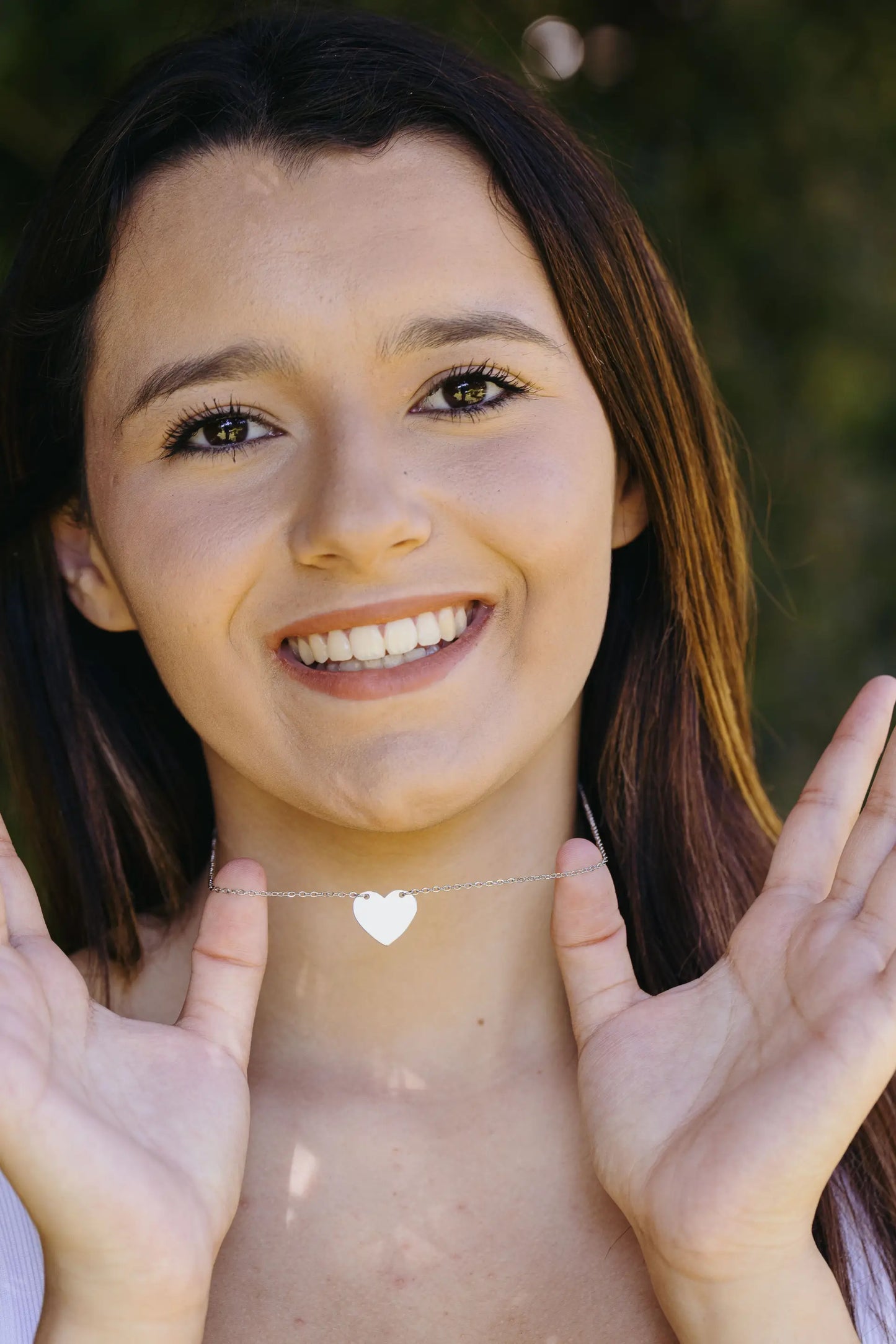 Collier éclat simple argent