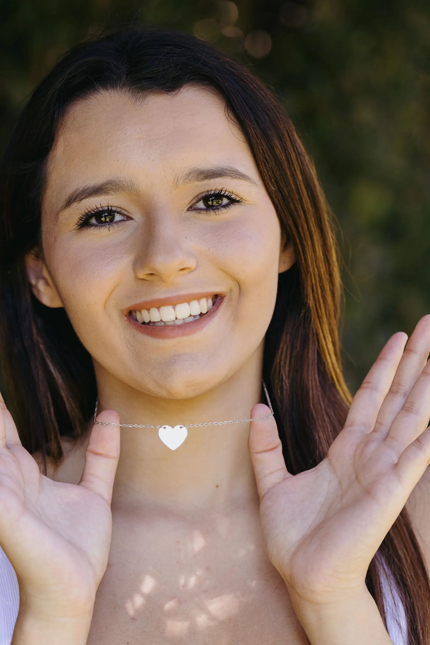Collier éclat simple argent