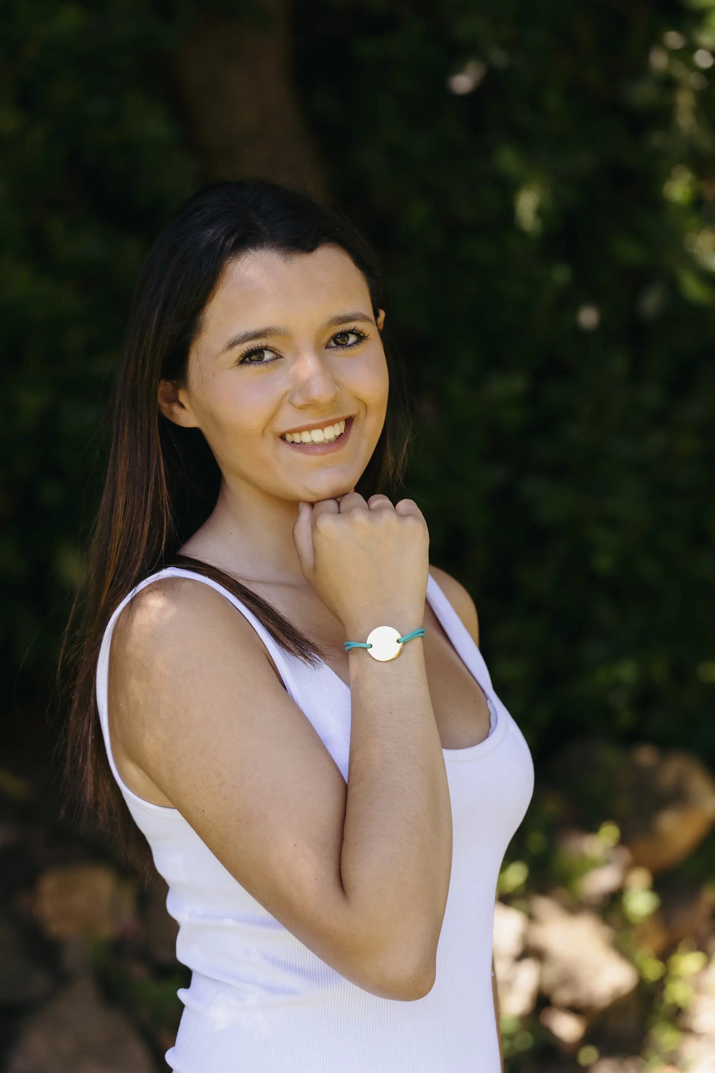 Bracelet bijoux en liberté kaki