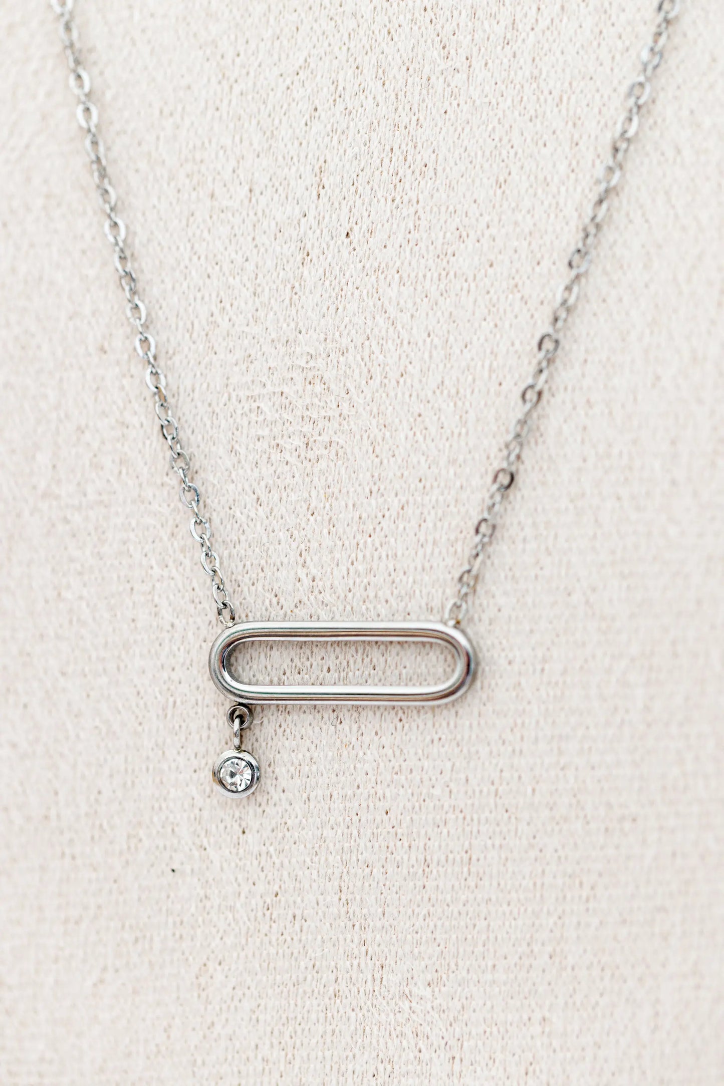 Collier l'igne d'or argent