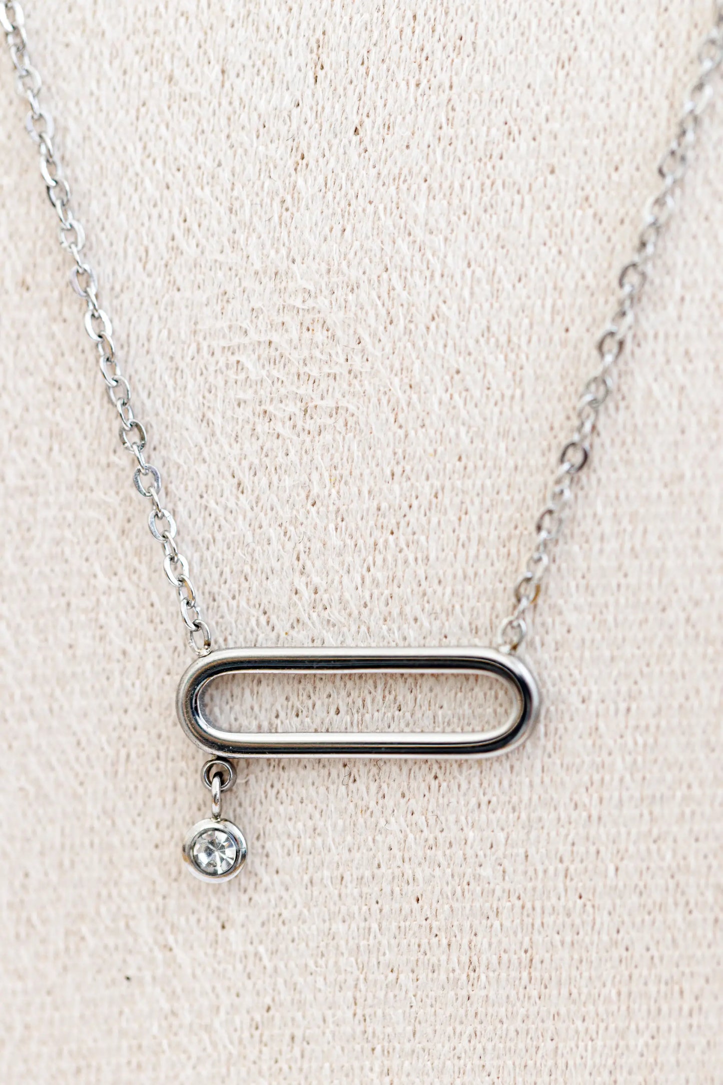 Collier l'igne d'or argent