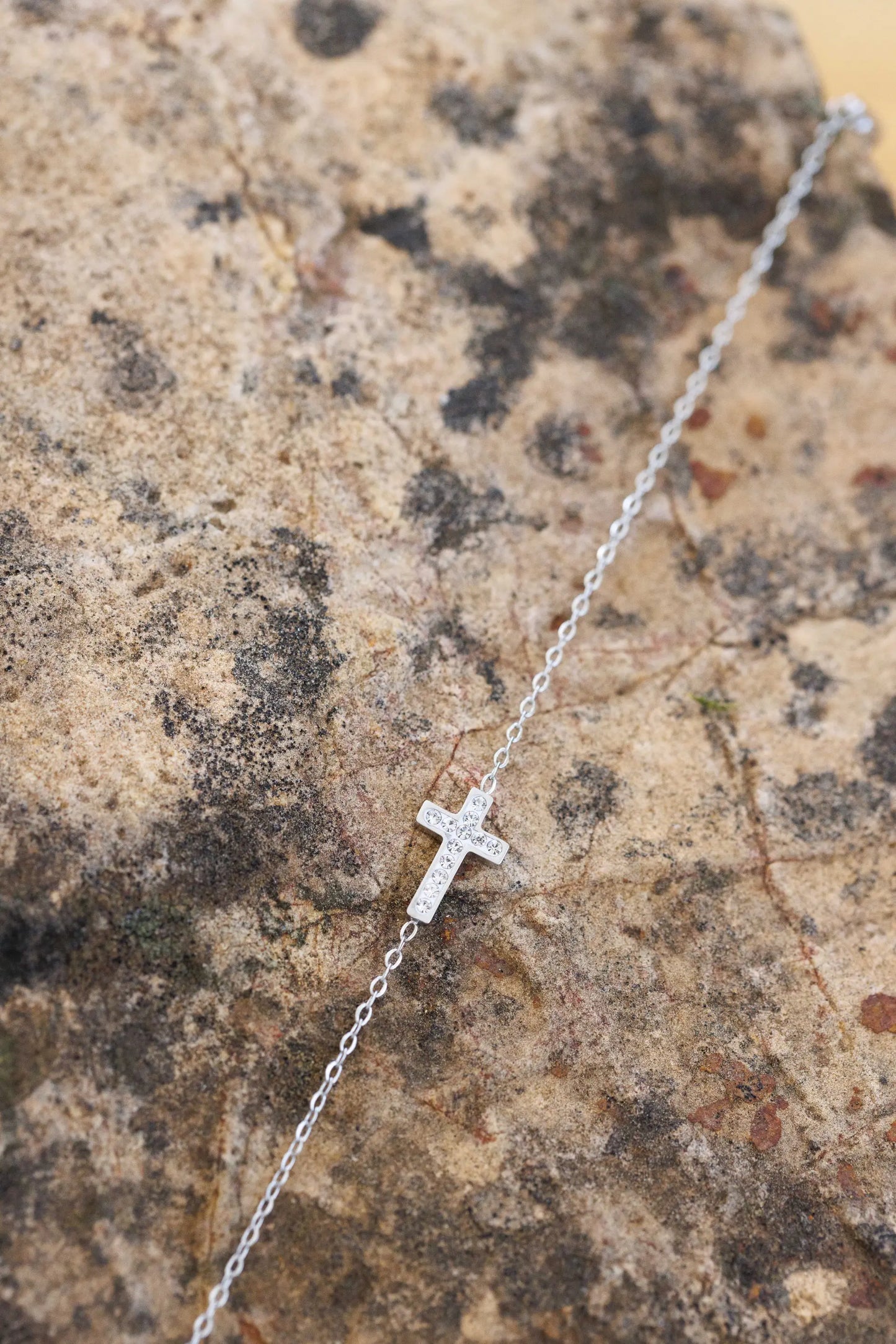 Bracelet Croix élégante Argenté
