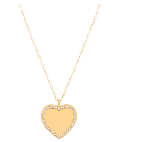 Collier Cœur Éternel Doré