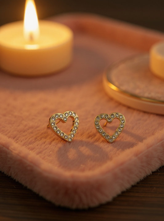 Boucle d'oreille éclat distingué or