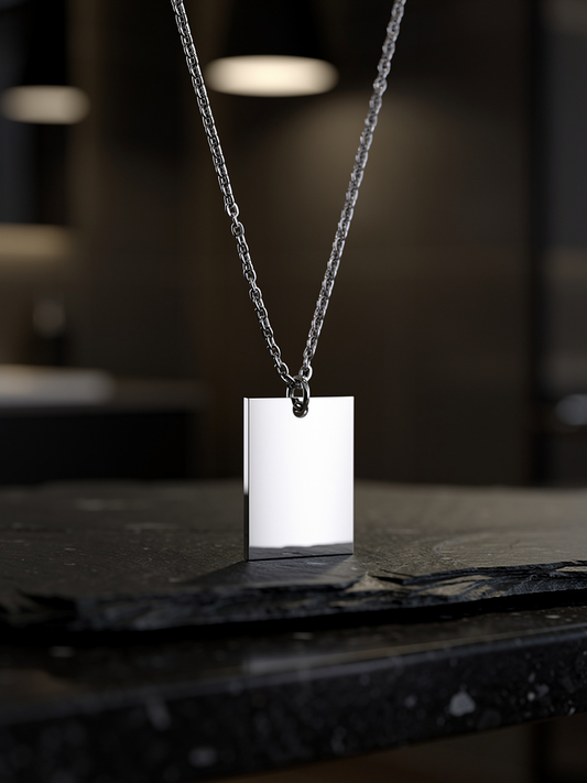 Collier message d'Argent