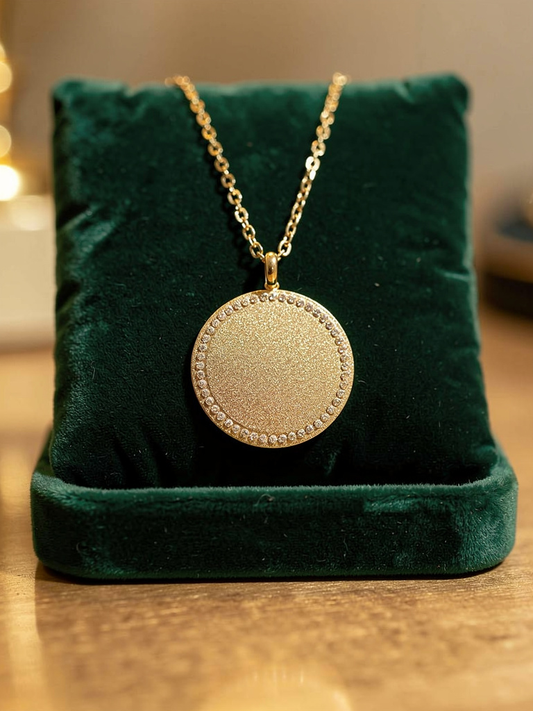 Collier cercle d'Or Éternel