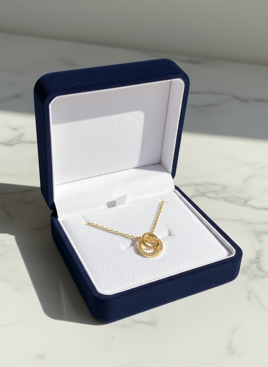 Collier les anneaux d'or