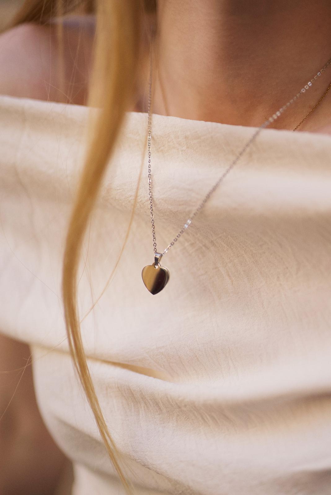 Collier mon cœur d'Argent