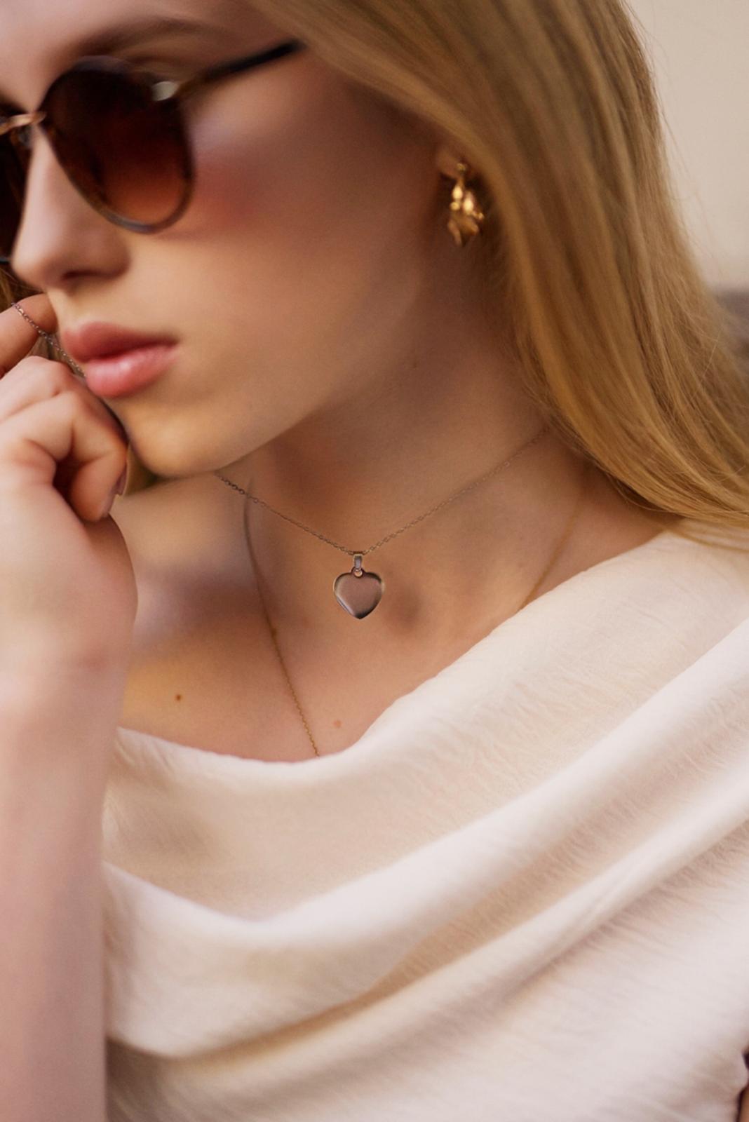 Collier mon cœur d'Argent