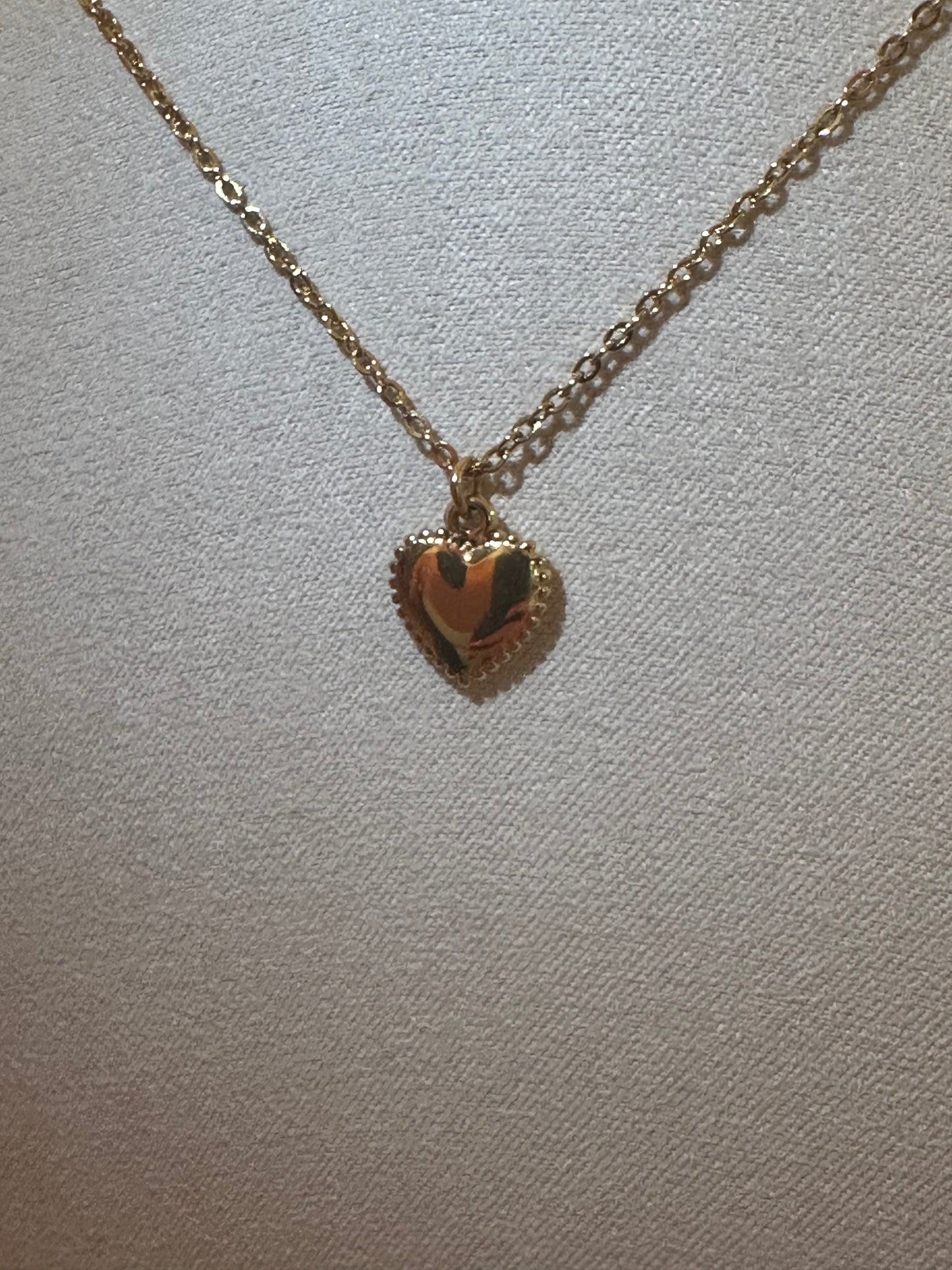 Collier mon petit cœur d'or