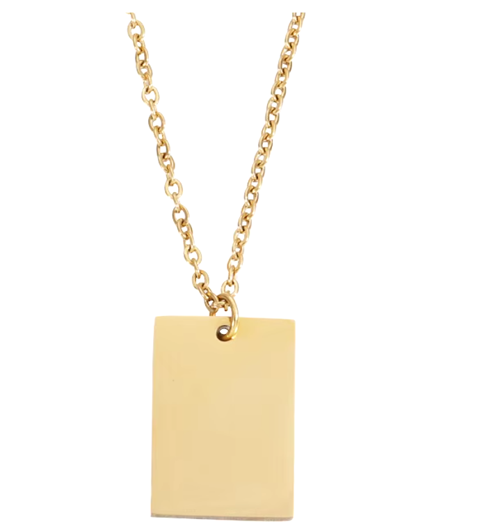 Collier message d'Or