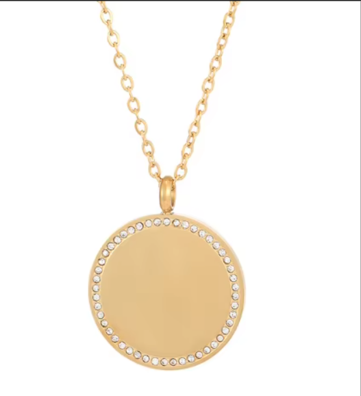 Collier cercle d'Or Éternel