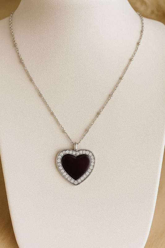 Collier cœur Éternel Argenté