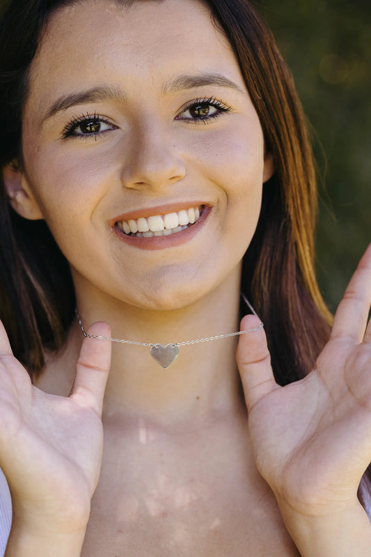 Collier éclat simple argent