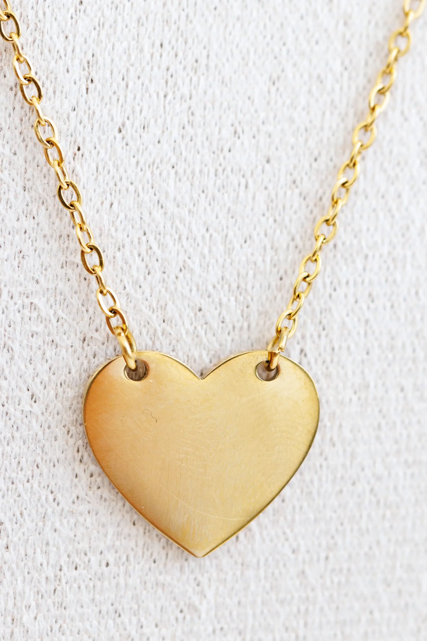 Collier éclat simple or