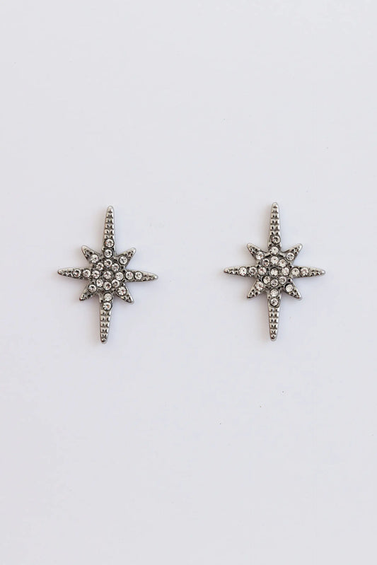 Boucle d'oreille l'éclat de l'élégance argent
