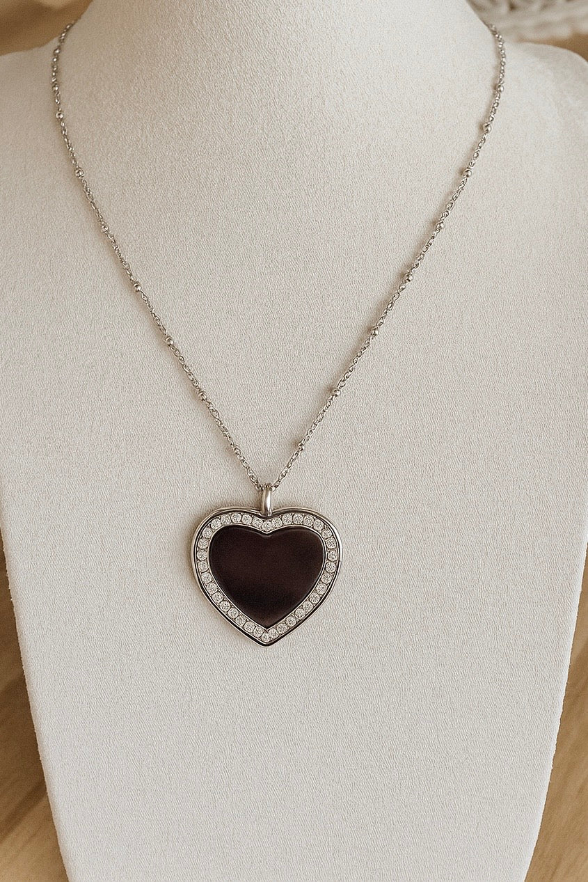 Collier cœur Éternel Argenté