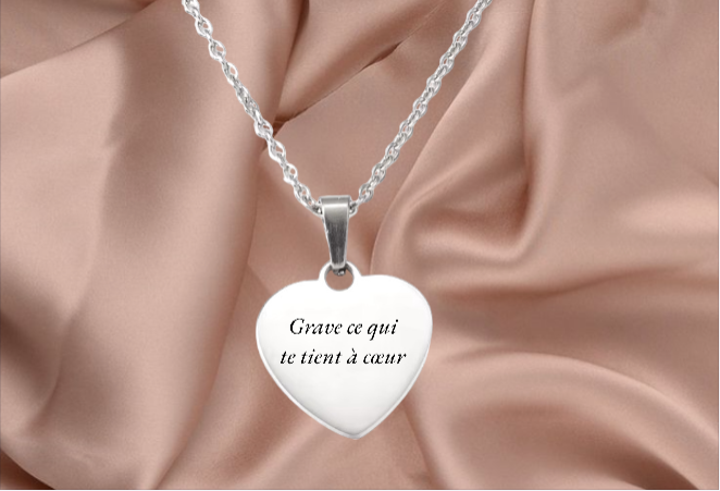 Collier mon cœur d'Argent