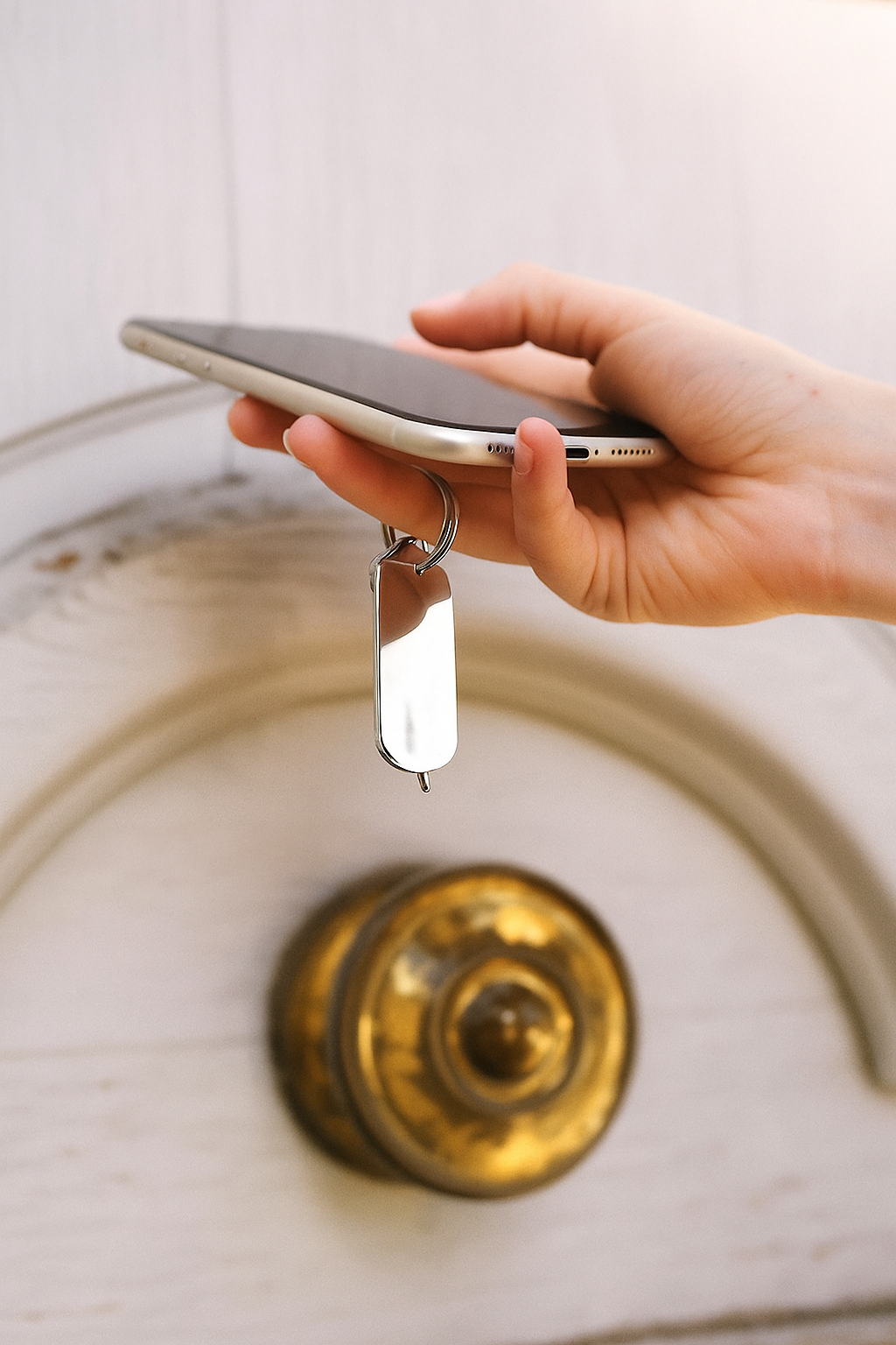 Pendentif Style Plaque Militaire Argent