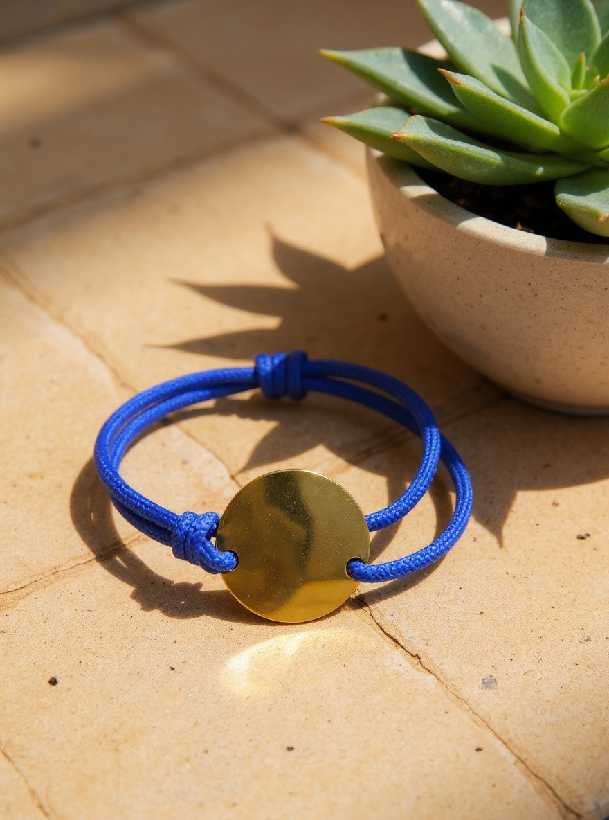 Bracelet bijoux en liberté bleu