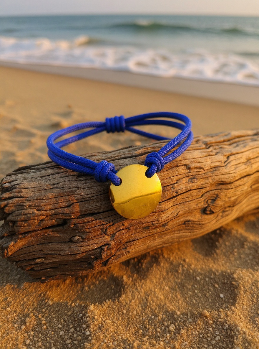 Bracelet bijoux en liberté bleu