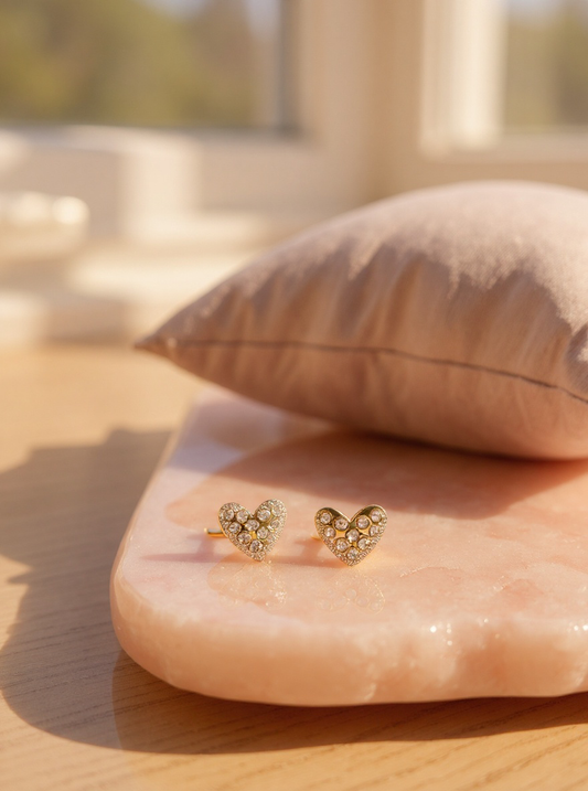 Boucle d'oreille lueur de vie or