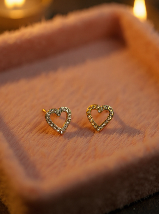 Boucle d'oreille éclat distingué or