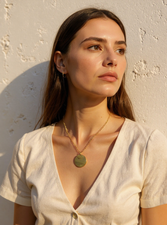 Collier l'éclat attirant or