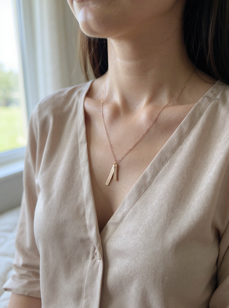 Collier reflet d'or