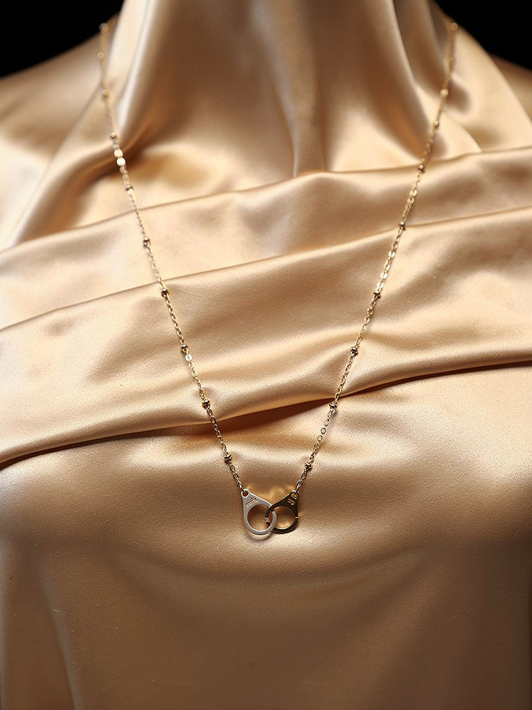 Collier attache éternelle doré