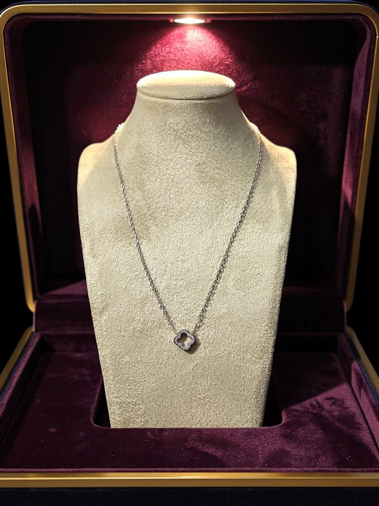 Collier Lumière sacrée argenté