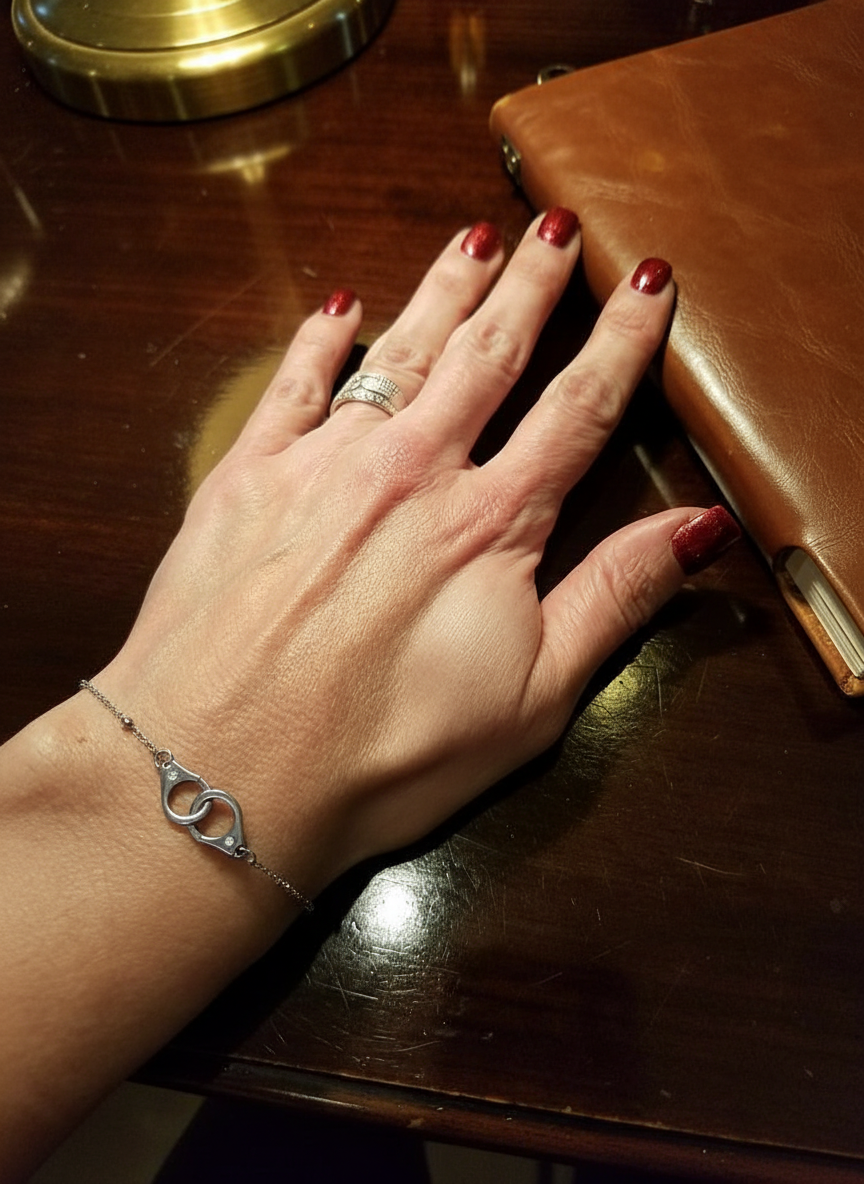 Bracelet attache éternelle argenté