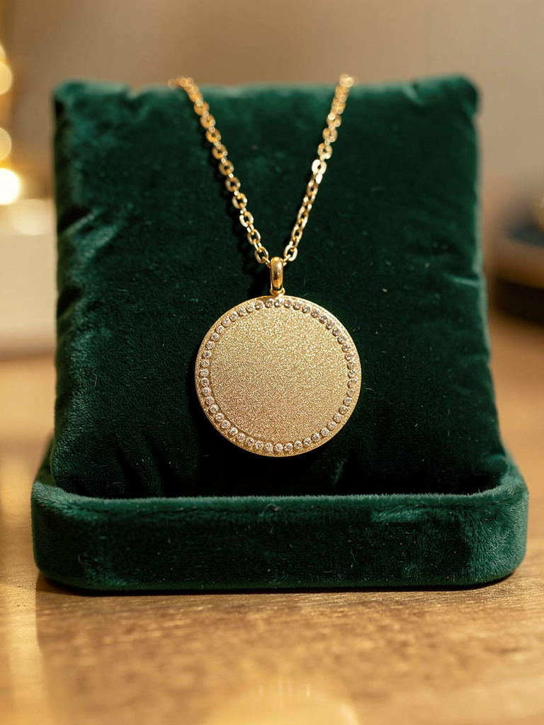 Collier cercle d'Or Éternel