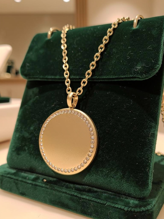 Collier cercle d'Or Éternel