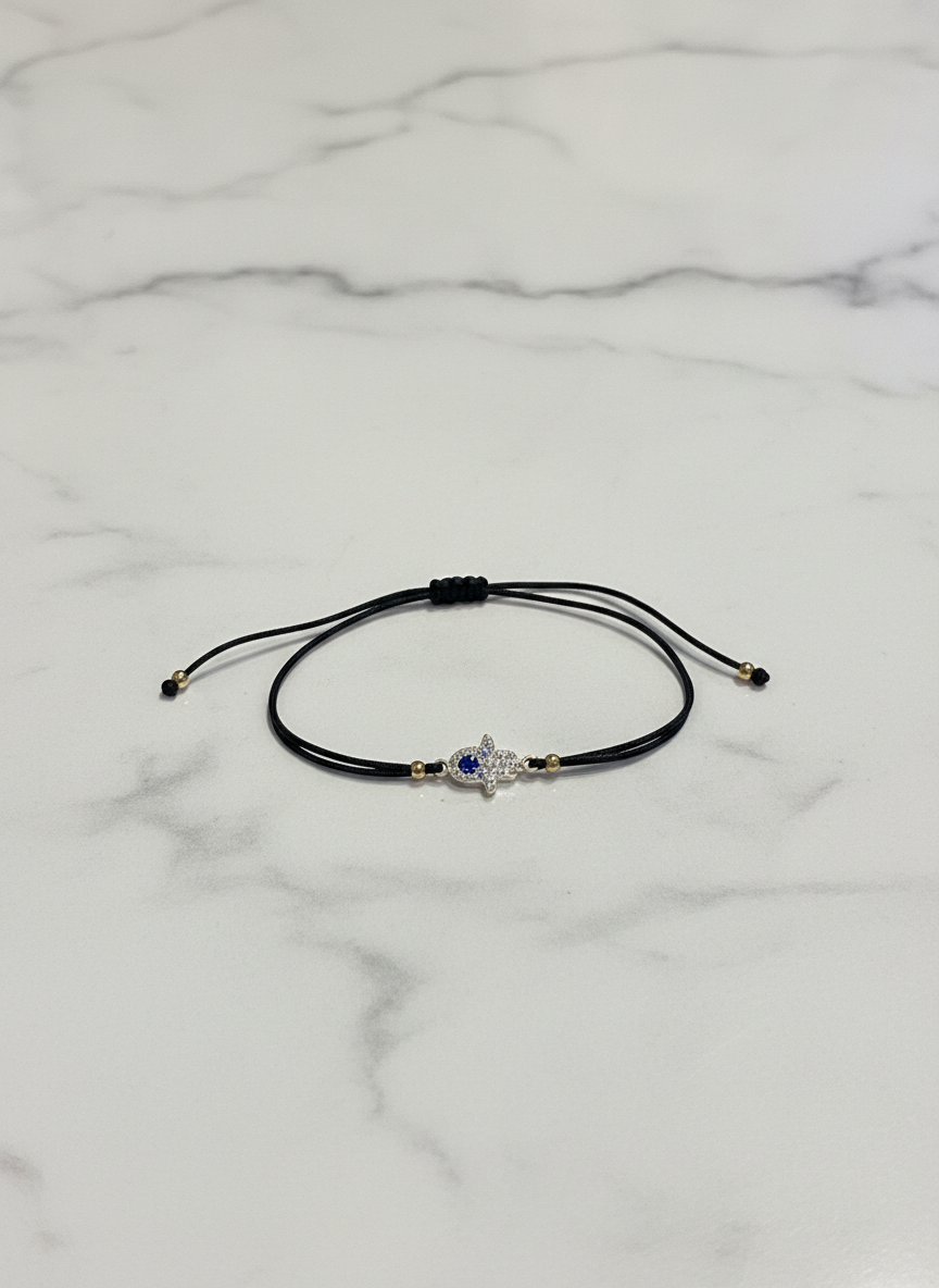 Bracelet main sacré doré