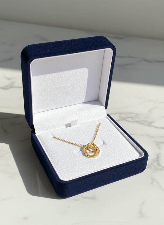 Collier les anneaux d'or