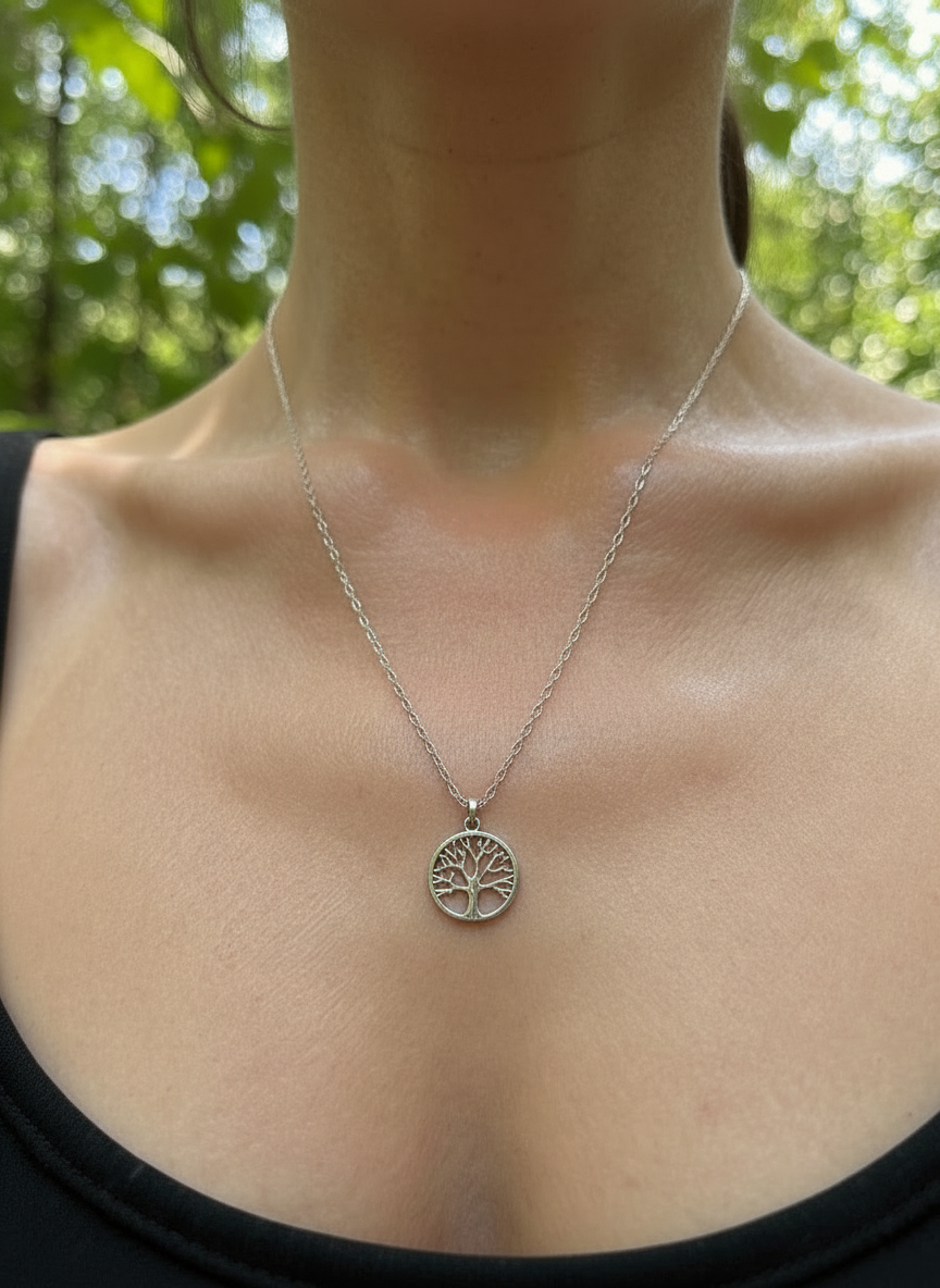 Collier l'arbre d'argent