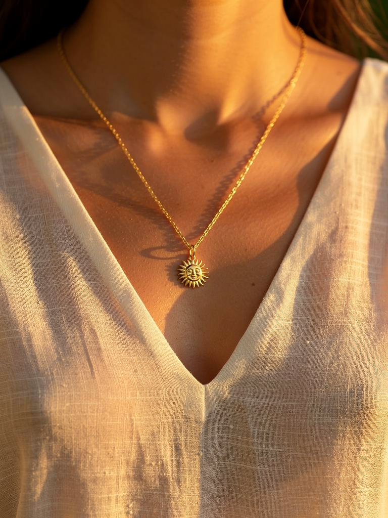 Collier soleil des Iles