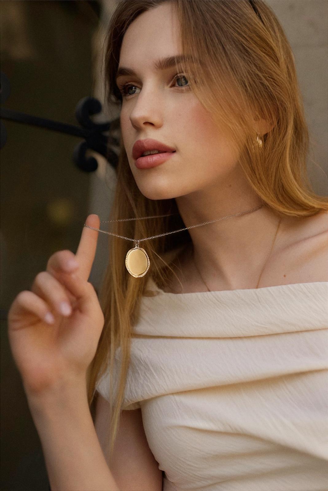 Collier cercle d'Or Éternel