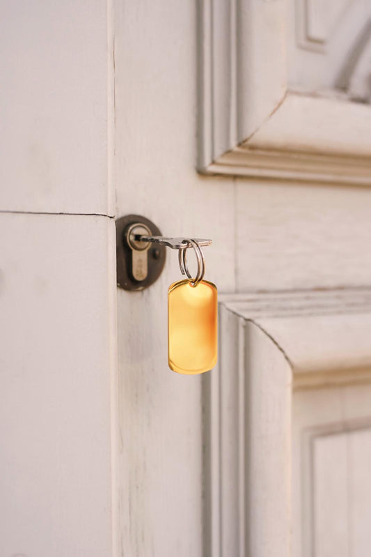 Pendentif Style Plaque Militaire Or