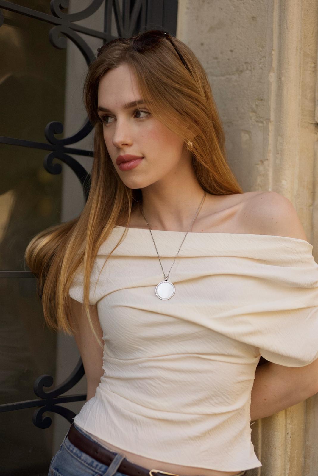 Collier cercle d'Argent Éternel