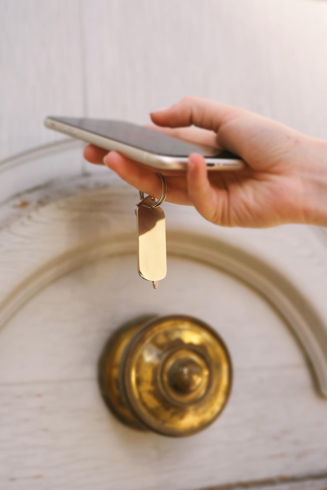 Pendentif Style Plaque Militaire Or