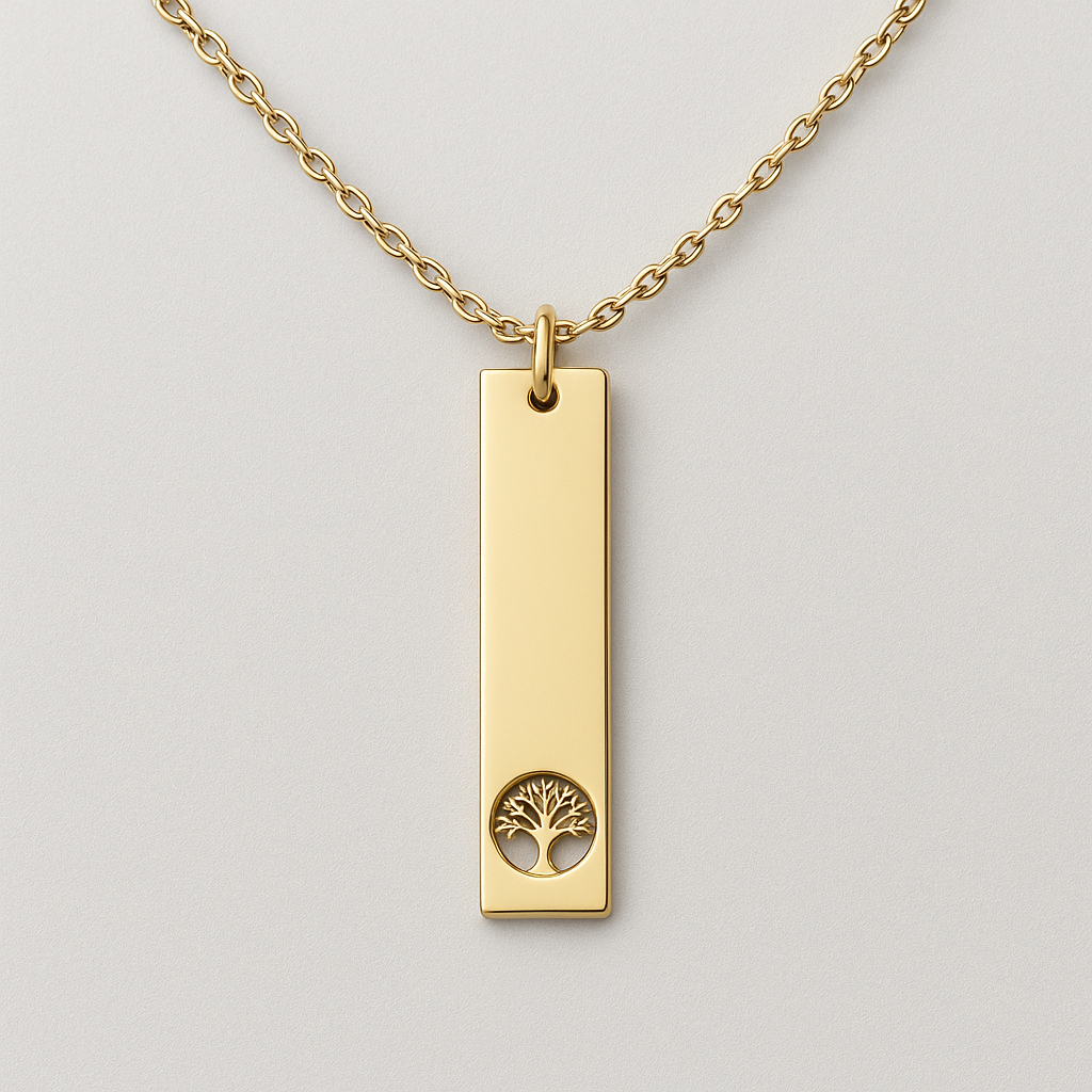 Collier ma branche éternel or