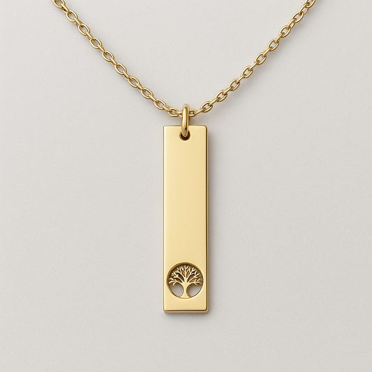 Collier ma branche éternel or