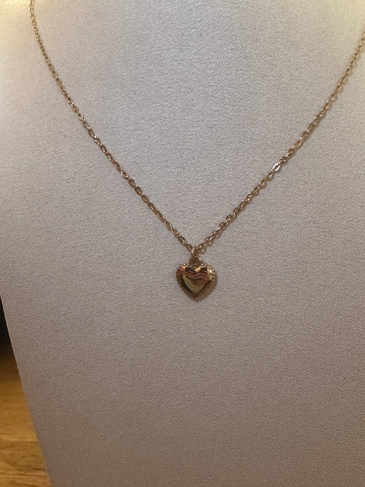 Collier mon petit cœur d'or